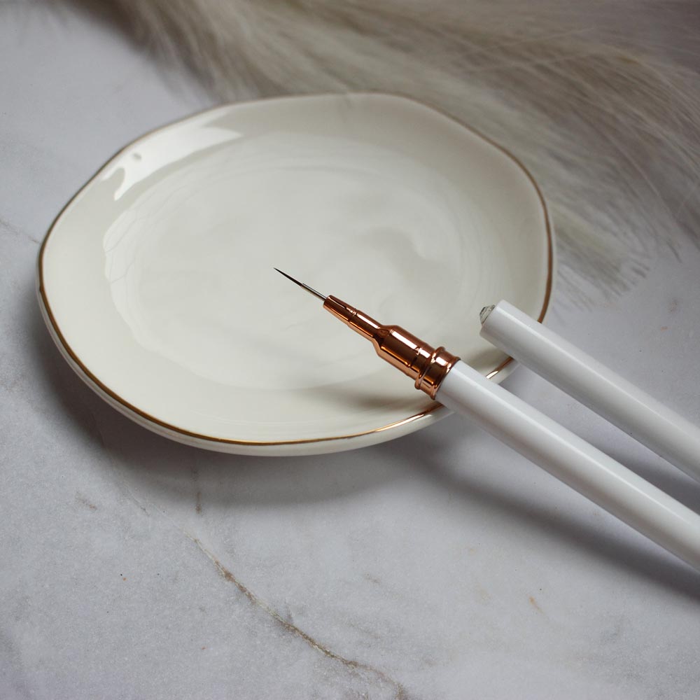 ceramic mixing palette "GOLD MOON"