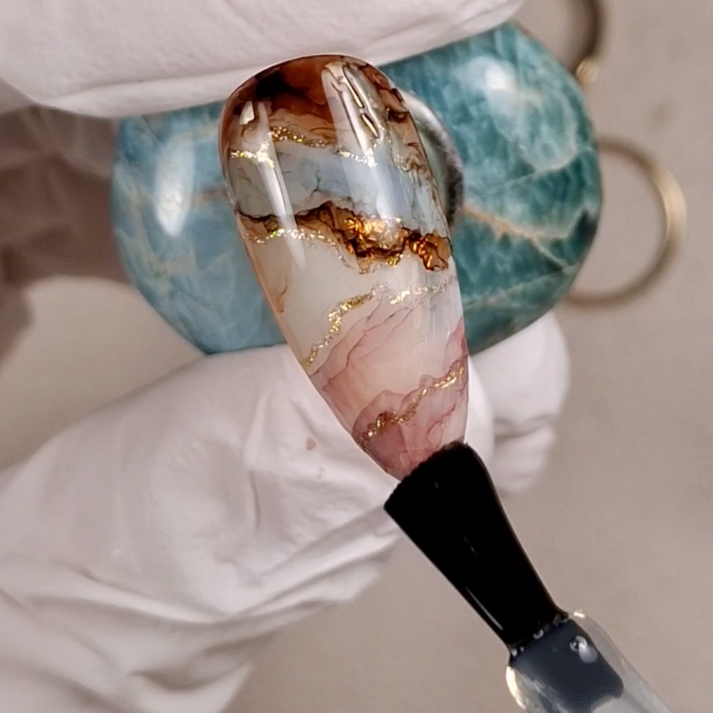 Mini Onlinekurs Rainbow Marble