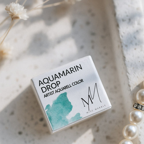 Aquamarin Drop Aquarell Color