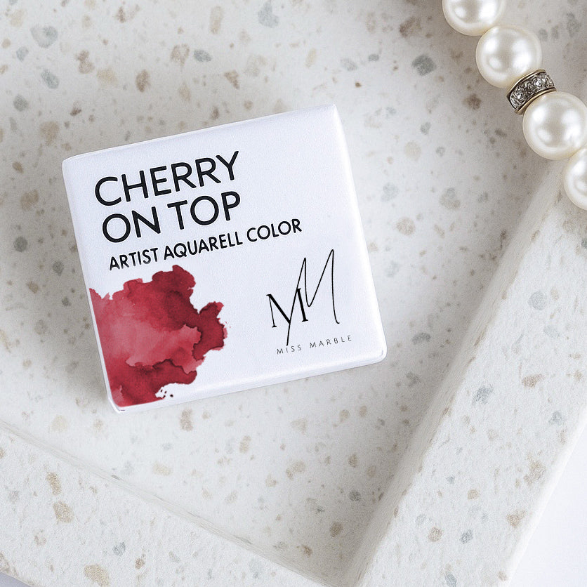 Cherry on top Aquarell Color