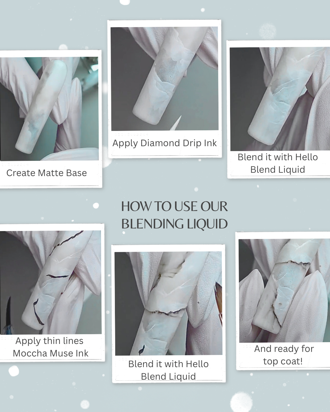 Matte INK Marble Set