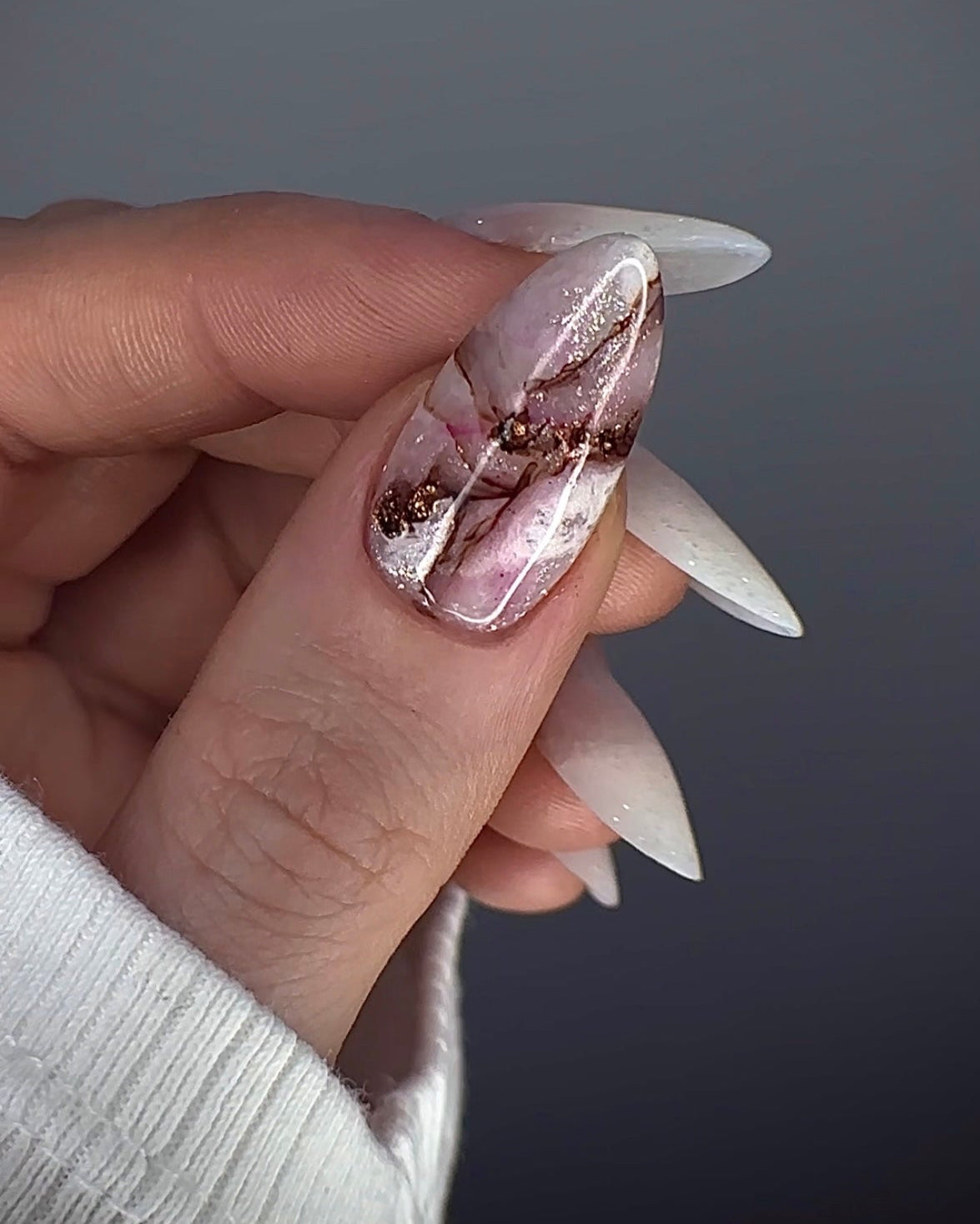 Gold &amp; Silver Flakes Set CRYSTAL