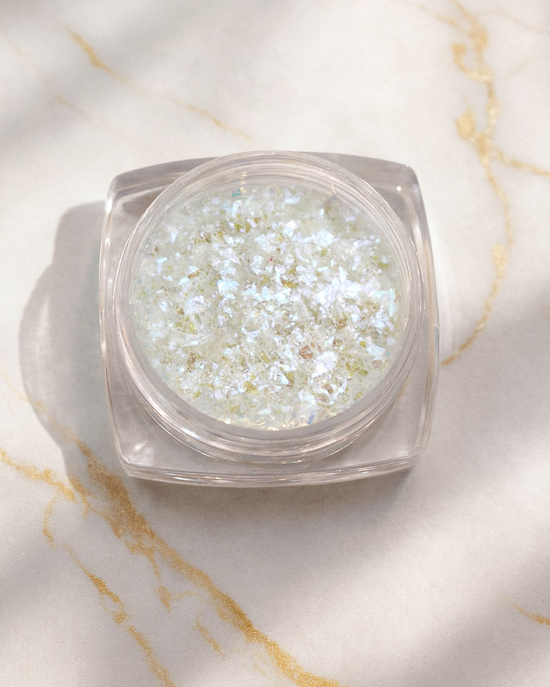 Gold &amp; Silver Flakes Set CRYSTAL