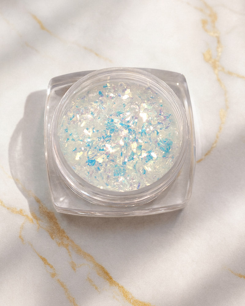 Gold &amp; Silver Flakes Set CRYSTAL