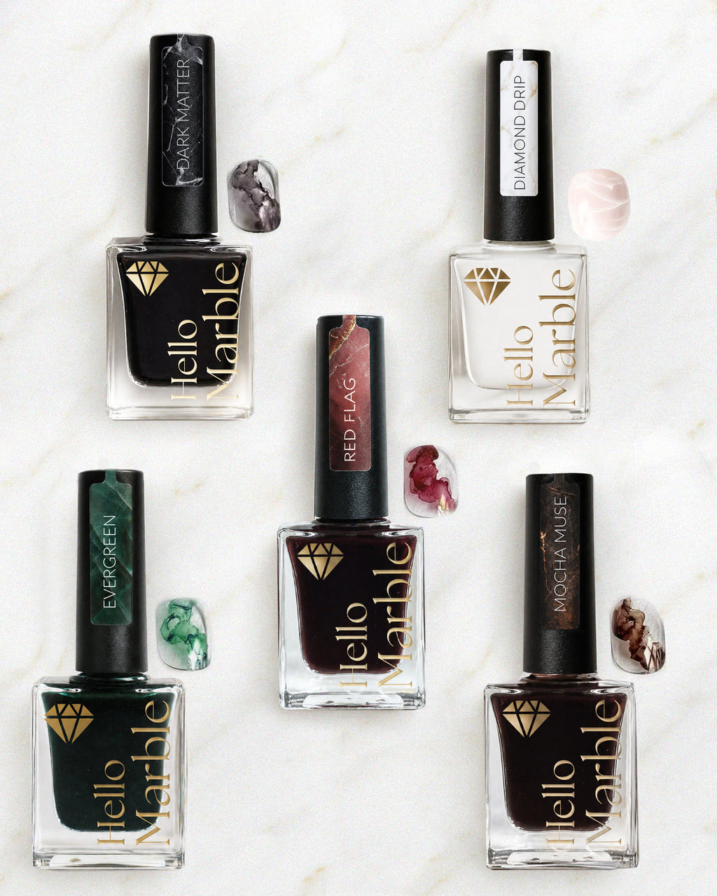 EXCLUSIVE SET mit 5 Inks + Ink Cleaner + Buch + Pinsel
