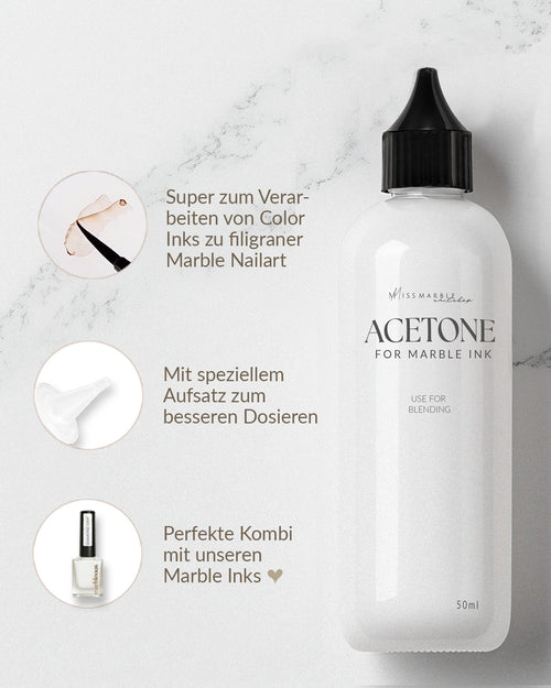 Acetone 50ml mit Dosierhilfe