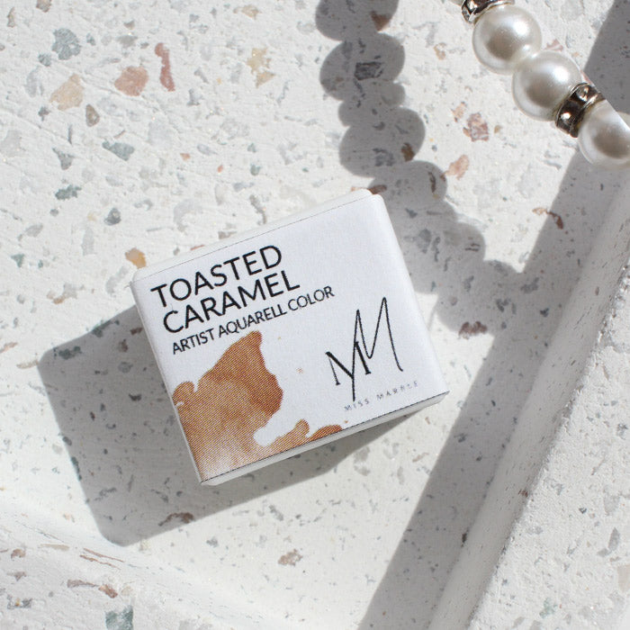 Toasted Caramel Aquarell Farbe