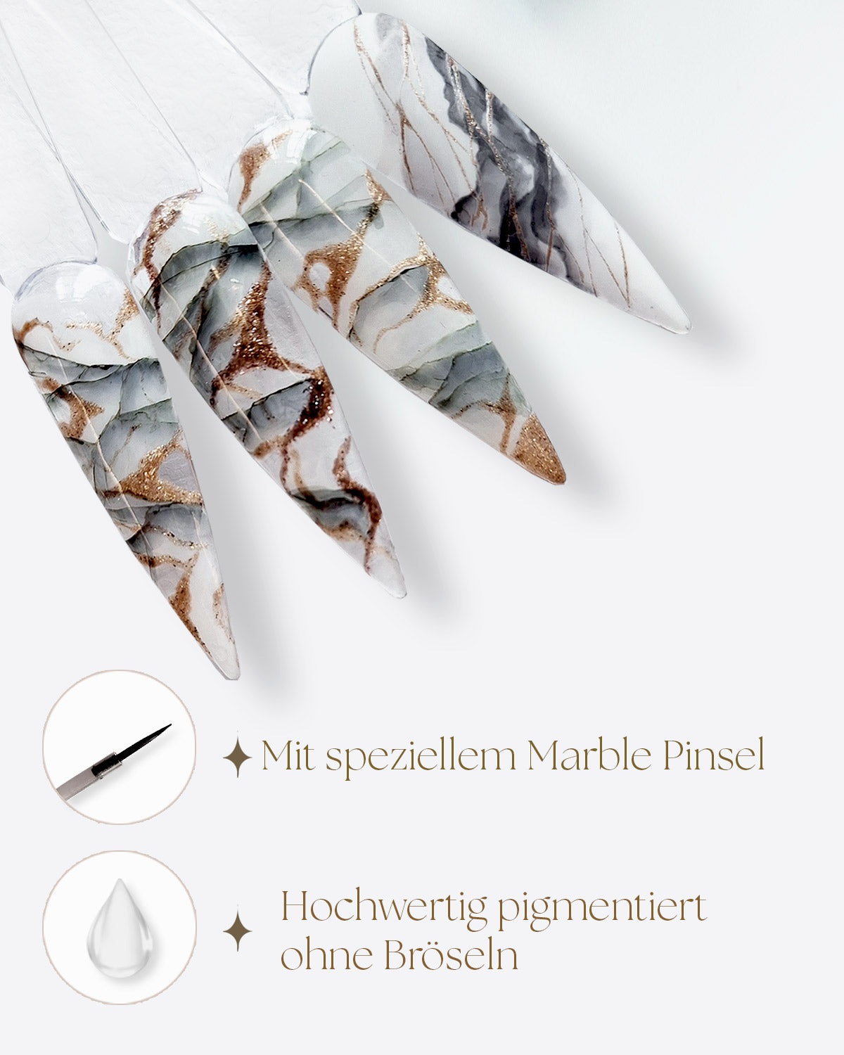 Marble Ink schwarz „Dark Matter“