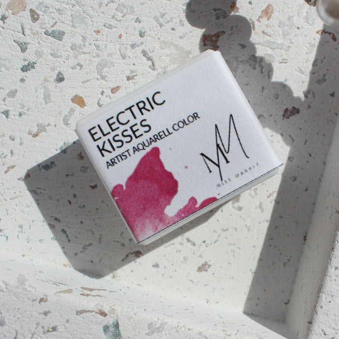 Electric Kisses Aquarell Farbe