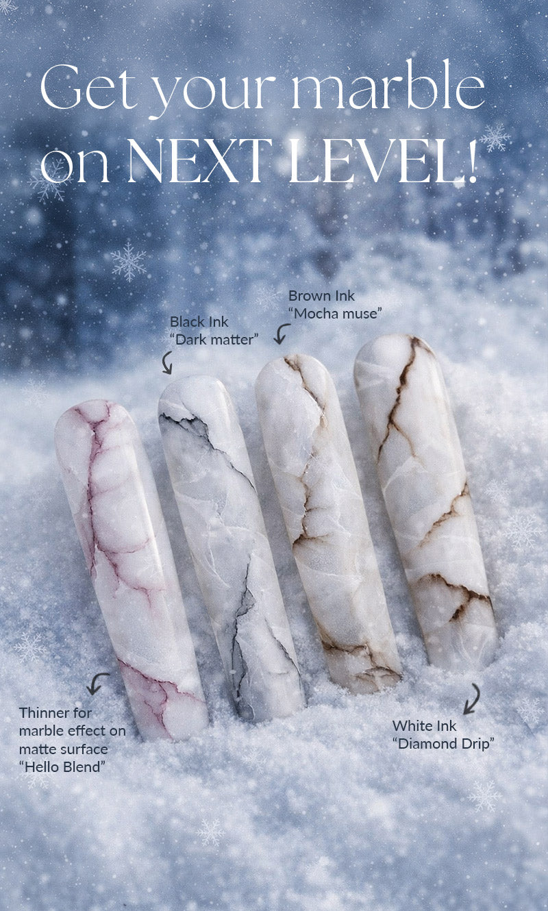 WINTER INK marble Set