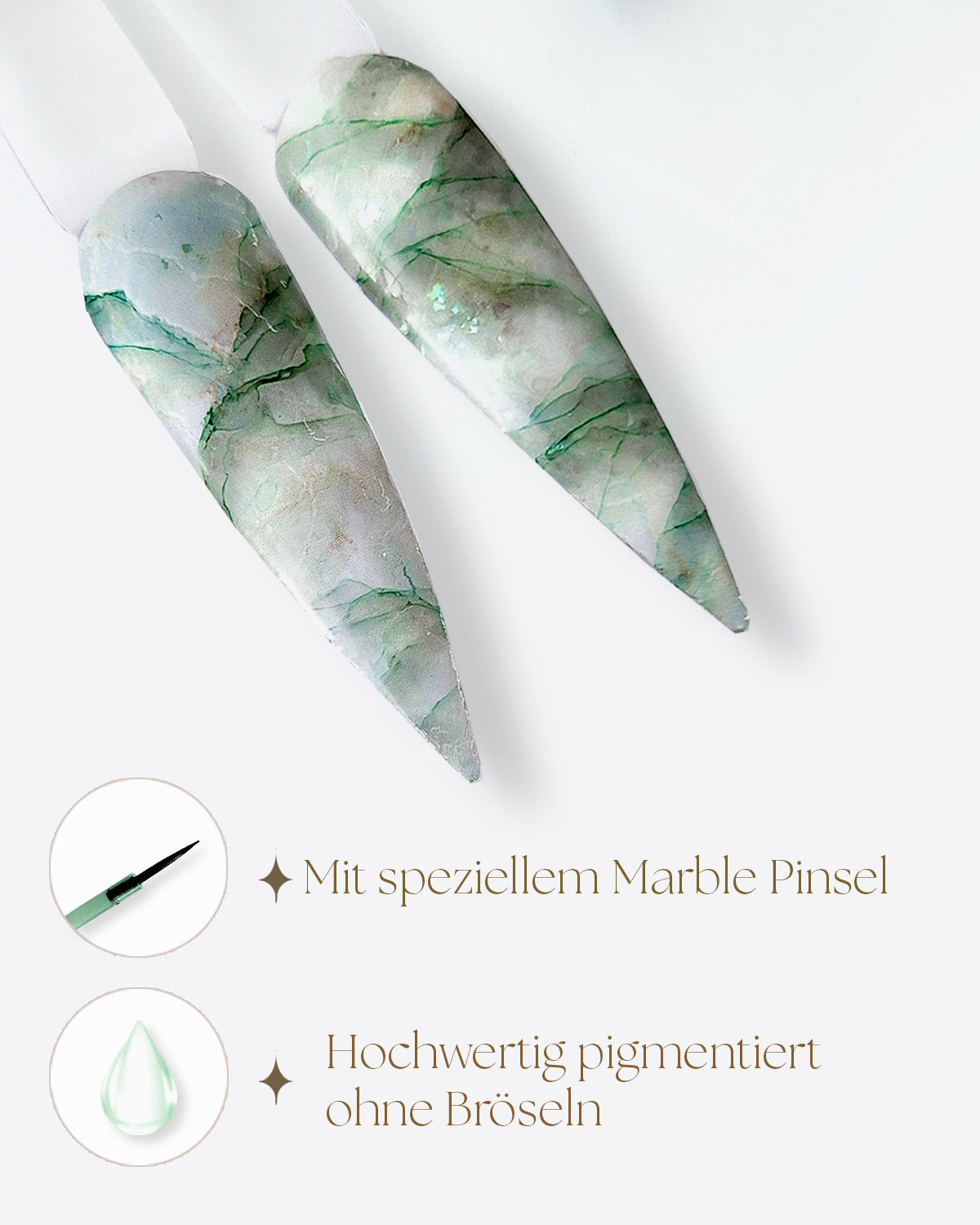 Marble Ink grün „Evergreen“