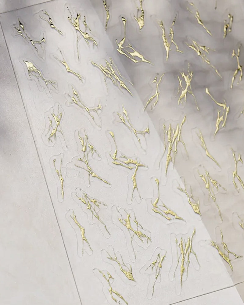 Gold &amp; Silver Flakes Set CRYSTAL