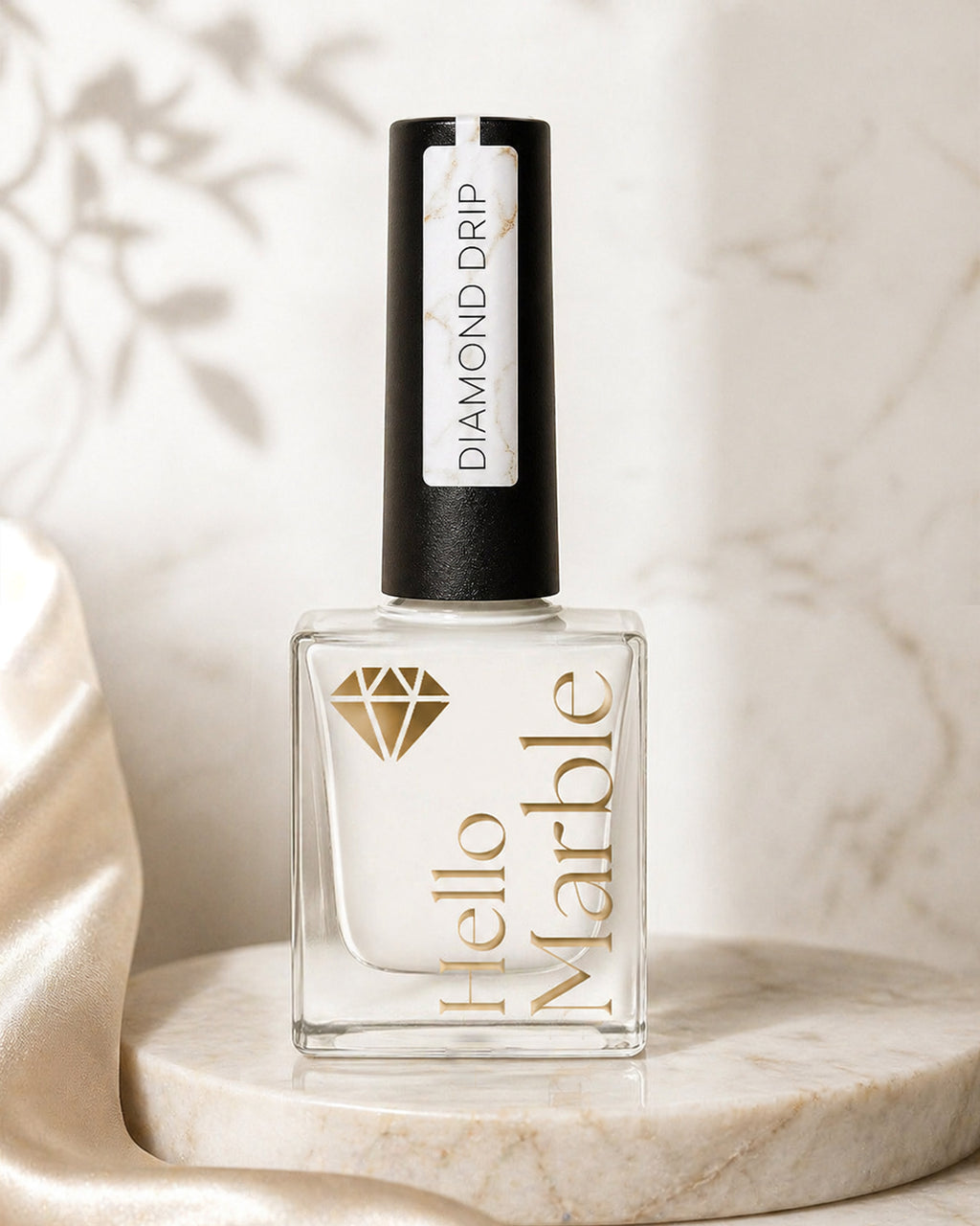 Marble Ink "Diamond Drip" weiß