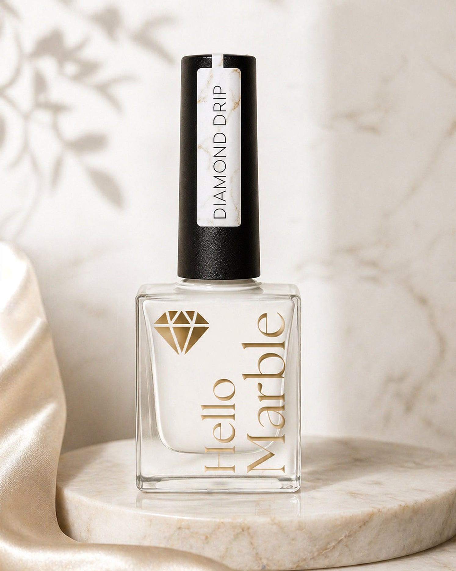 Marble Ink "Diamond Drip" weiß
