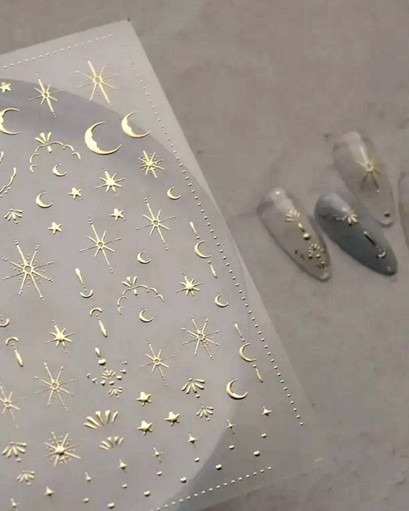 Ornament Sticker Gold