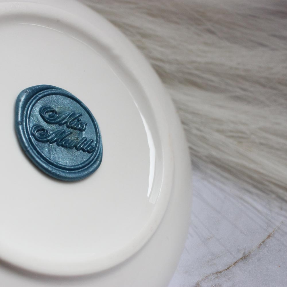 ceramic mixing palette "GOLD MOON"