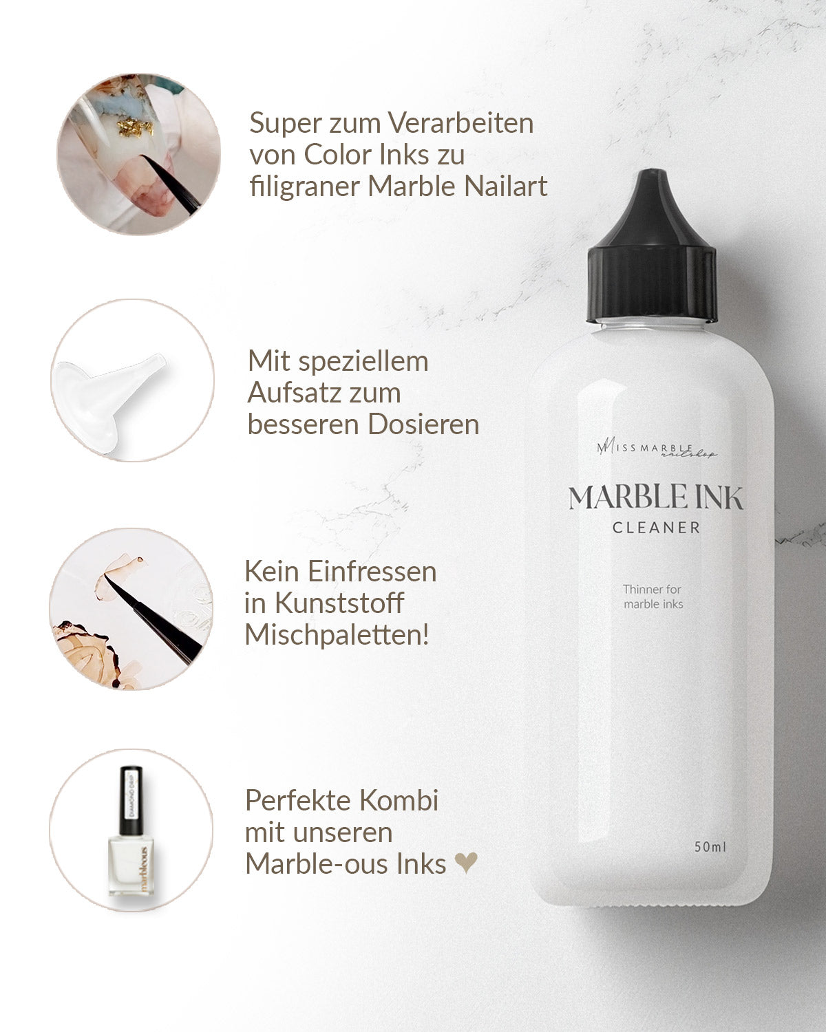 EXCLUSIVE SET mit 5 Inks + Ink Cleaner + Buch + Pinsel