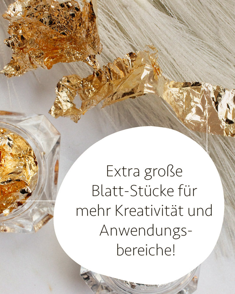 Blattgold Flakes