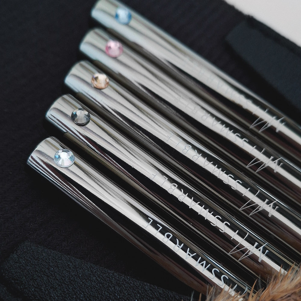 MARBLEQUEEN brush set of 5 GEMSTONE Edition ♡