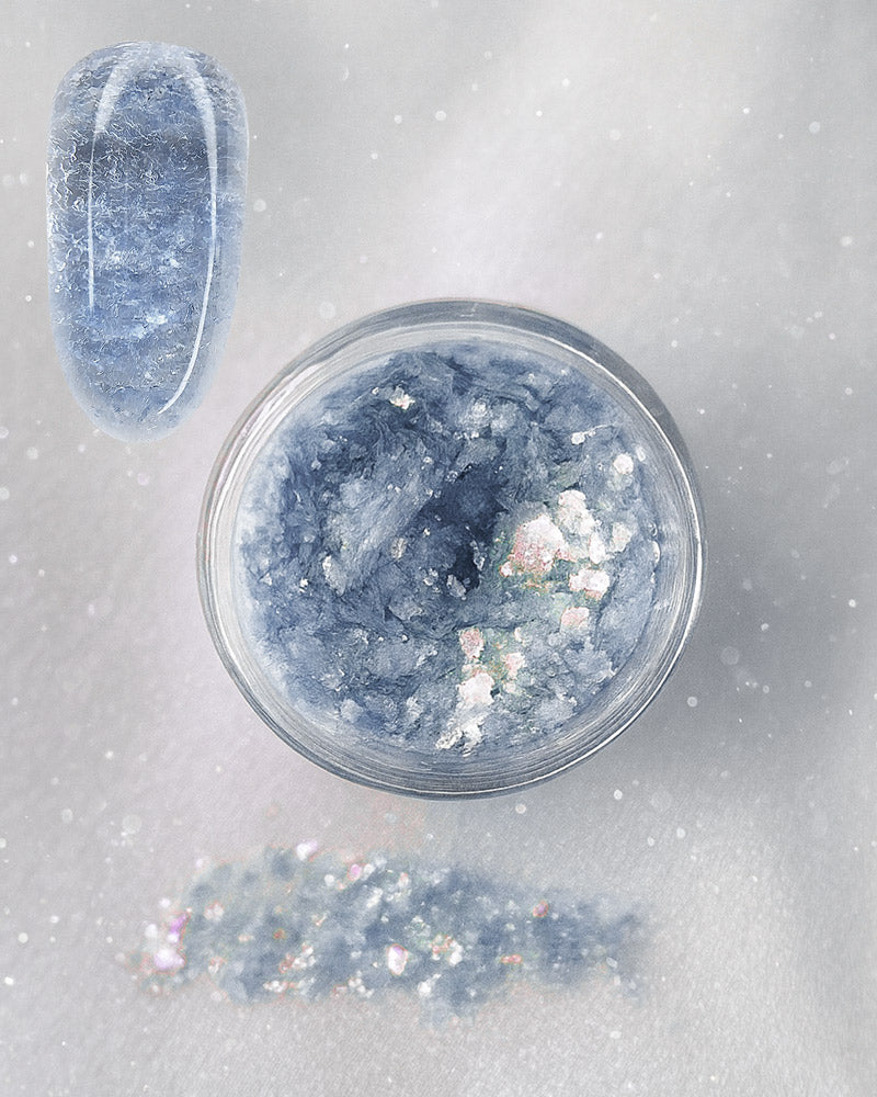 GLOW Flakes "DOVE BLUE"