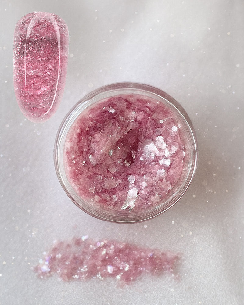 GLOW Flakes "PINK"