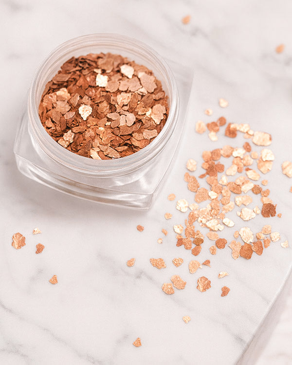Gold &amp; Silver Flakes Set CRYSTAL