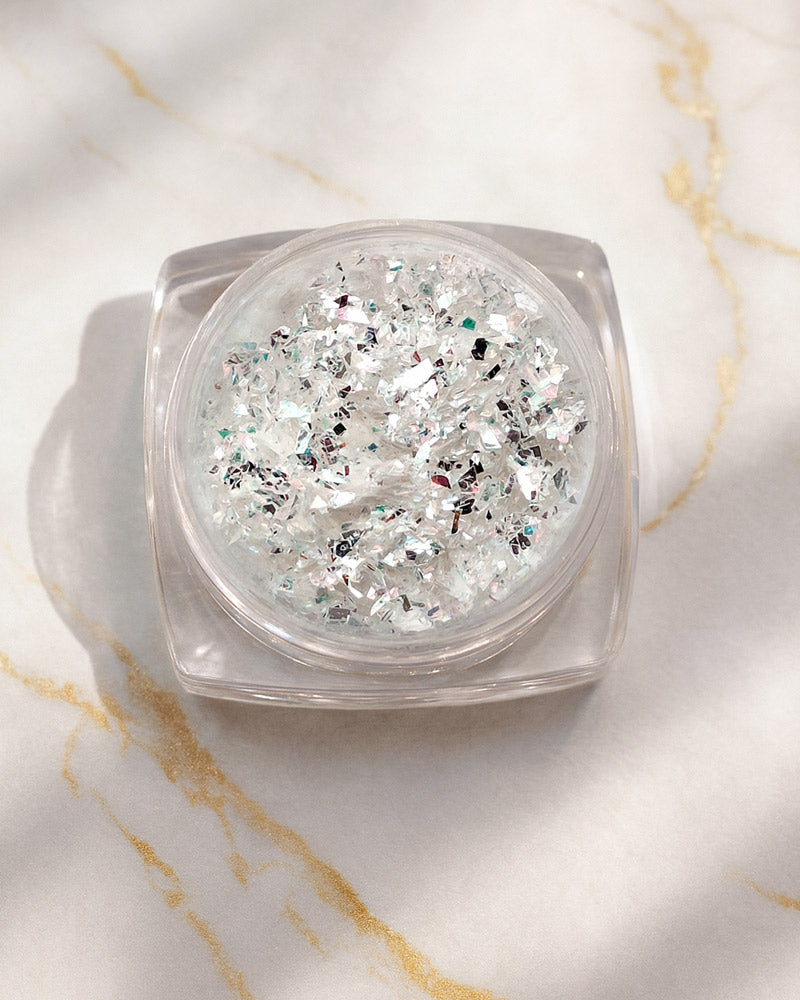 Gold &amp; Silver Flakes Set CRYSTAL