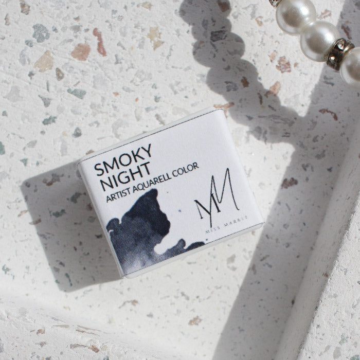 Smoky Night Aquarell Farbe