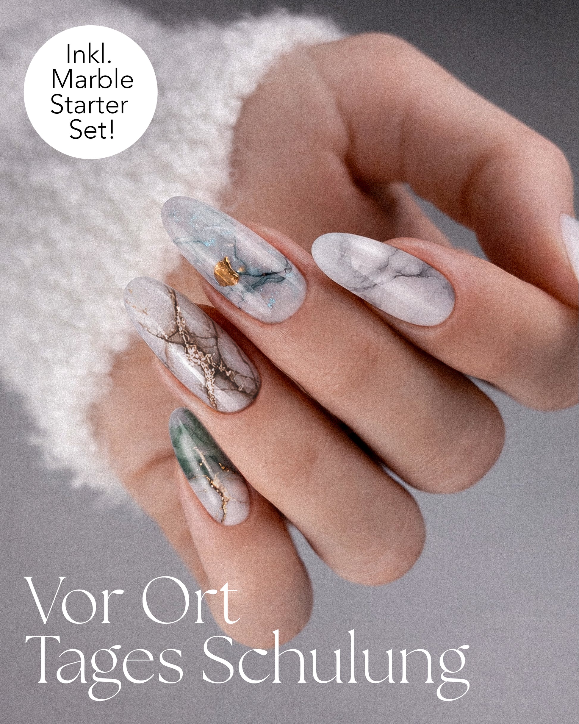 ✨ Exklusive 1:1 Marble Nailart Schulung vor Ort (1 Tag)